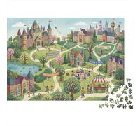 Vida Feliz en el Campus Puzzle 1000 Piezas Adultos Y Niños,Premium,Rompecabezas,Desafío Escuela,Regalo Ideal,Deco Pared,14 Años+,Anti-estrés,Relax,Reto,Cartón,Educativo 52x38cm