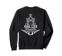 Vida ferroviaria para trabajadores ferroviarios y amantes de los trenes modelo Sudadera