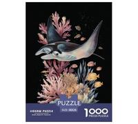 Vida Marina Puzzles Imposible,desafío for Adults Interesante Entretenimiento Creativo 1000 Piezas Obra De Arte De Juego De para Adultos Y Niños Mayores De 12 Años 38x26cm/1000pcs