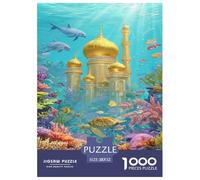 Vida Marina Rompecabezas Imposible,desafío for Adults Interesante Juego EduGatoivo 1000 Piezas Obra De Arte De Juego De para Adultos Y Niños 52x38cm/1000pcs