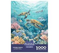 Vida Marina Rompecabezas Imposible,desafío para Adultos Interesante Juego EduGatoivo 1000 Piezas Obra De Arte De Juego De para Adultos Y Niños A Partir De 12 Años 52x38cm/1000pcs