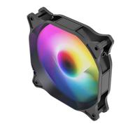 Vida Pulsar - Ventilador ARGB de 12 cm para carcasas Vida EOS y TEMPEST, 9 LED, rodamiento hidráulico, 1200 RPM, 4 pines (cabezal de cadena de margarita), color negro