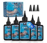 VIDA ROSA 500G Resina UV, kit mejorado con brillo alto, dureza alta y polimerización rápida, adecuada para barnizado, pulseras, fabricación de joyería y manualidades DIY.