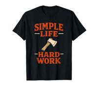 Vida Simple Trabajo Duro Homestead Valores Estilo de Vida Rural Camiseta