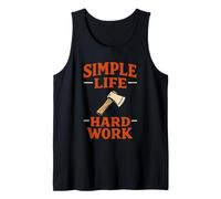 Vida Simple Trabajo Duro Homestead Valores Estilo de Vida Rural Camiseta sin Mangas