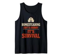 Vida Simple Trabajo Duro Homestead Valores Estilo de Vida Rural Camiseta sin Mangas