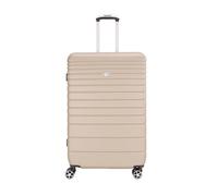 VIDA since 1995 Maleta rígida VR611B ruedas doble relación calidad/precio, Beige (Champagne), L-SOUTE-99L-4Kg-51x30x77cm, Maleta rígida con 4 ruedas dobles