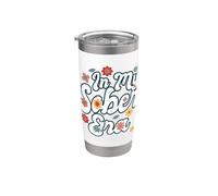 Vida sobria en mi era de sobriedad Modo de recuperación de consumo de alcohol Vaso térmico de acero inoxidable de doble pared
