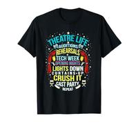 Vida teatral Nerd Actor Teatro Musical audición muestras Camiseta