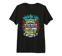 Vida teatral Nerd Actor Teatro Musical audición muestras Camiseta Premium