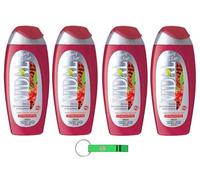 Vidal Bagnodoccia - Gel de ducha (4 unidades, con bayas de goji y arándanos, 250 ml, incluye llavero Beni Culinari gratuito)
