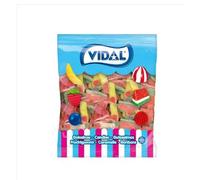 VIDAL Dedos Pica bolsa 1 Kg sabor a Frambuesa sin gluten sin grasa sabor original Vidal garantizado