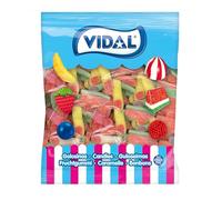 Vidal Dedos Pica Golosina sabor frambuesa con cobertura ácida - 1 kg