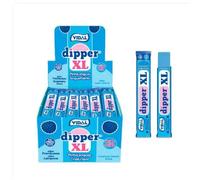 VIDAL Dipper XL Frambuesa estuche 1 Kg 100 uds aprox. pintan la lengua azul sin gluten producto original de Vidal sabor de confianza