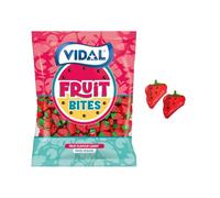 Vidal Fresas de Regaliz 1,5 kg | Regaliz Relleno Sabor Fresa | Golosinas Blandas | Bolsa Grande para Fiestas, Candy Bar y Eventos