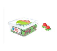 VIDAL Fresas Rellenas bandeja de 150 uds aprox. 825 g Sabor a Fresa Sin gluten Sin grasa Vidal sabor Original garantizada