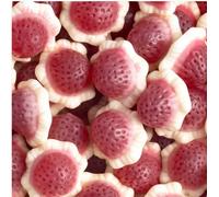 VIDAL Fresones con Nata Rellenolas bandeja 795 g sabor fresa y nata Esta creación de Vidal presentada en 2003 se convertirá en una de tus chuches favoritas y no te dejará indiferente.