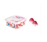 VIDAL Fresones con Nata Rellenolas bandeja de 75 uds aprox. 795 g Sabor a Fresa y nata Sin gluten Sin grasa Vidal sabor Original garantizada