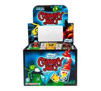 Vidal Creepy Jelly – Golosina en forma de insectos, sabor fresa – 66 unidades, envase individual