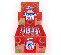Vidal Golosinas Dipper XL, caramelo blando Masticable. Intenso y delicioso sabor sandía. Estuche 100 unidades.
