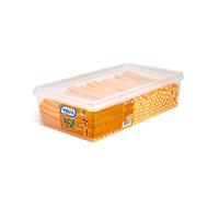 Vidal Golosinas Dulcipica. Regaliz relleno sabor Melocotón. Bandeja 200 uds.