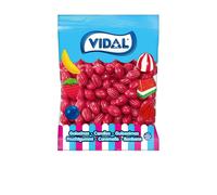 Vidal Golosinas. Fresas Ácidas Chicle. Bolsa de 1,5kg