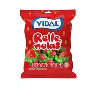 Vidal Golosinas - Fresas Rellenolas Pack 14 × 90 g | Golosinas rellenas sabor fresa | Sin gluten | Doble textura