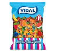 Vidal Gomitas con azúcar – Frutas variadas – Sin gluten ni grasa – Bolsa 1 kg