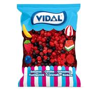 Vidal Moritas Brillo – Caramelos de goma sabor mora, rojo y negro – Bolsa 645 u