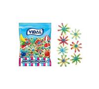 Vidal Golosinas. Pulpos Pica. Chuche con forma de pulpo cubierta de pica y sabores surtidos. Sin Gluten. Sin Grasa. Bolsa 1 kg