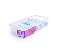 Vidal Golosinas. Rayaditos frambuesa. Regaliz Relleno color azul y rosa. Bandeja 200 unidades