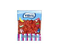 Vidal Golosinas. Rellenolas. Tortugas de chuche rellenas de increíble sabor a vainilla y nata. Multicolor. Sin Gluten. Sin Grasa. Envase de 150 unidades.