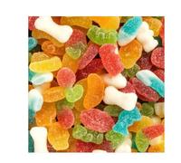 VIDAL Multisurtido Azúcar bolsa de 1Kg aprox 392 uds Mix de golosinas mini con cobertura de azúcar. sabor a Cereza, limón, plátano, naranja y fresa tamaño mini sin gluten sin grasa sabor original