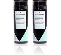 VidalForce Fibra Capilar Castaño Avellana 60g (Pack 2x30g) 100% de origen Vegetal I Maquillaje Capilar indetectable I Fibras Keratina vegetal I Disimular Calvicie hombre y mujer