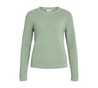 Vidalo O-Neck L/S Knit Top - Noos, Verde Ahumado., L