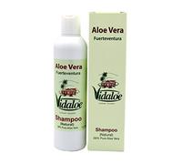Vidaloe Champú de aloe vera ecológico de Fuerteventura 250 ml - con un 58% de jugo de aloe vera puro