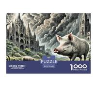 Vidas de Arco de jabalí Salvaje 1000 Piezas Impresionante Puzzle Animales Y Niños A Partir De 12 Años Puzzle Inteligencia Juguete Pasatiempo Creativo Diversión Educativo 70x50c