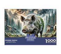 Vidas de Arco de jabalí Salvaje 1000 Piezas Rompecabezas Clásicos Animales Y Niños A Partir De 12 Años Puzzle Inteligencia Juguete Regalo Creativo para La Relajación Diversión Educativo para Niños