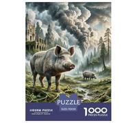Vidas de Arco de jabalí Salvaje 1000 Piezas Rompecabezas Clásicos Animales Y Niños A Partir De 12 Años Puzzle Inteligencia Juguete Regalo Creativo para La Relajación Diversión Educativo para Niños