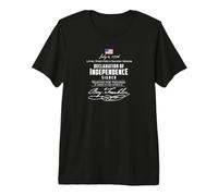 Vidas Fortunas Honor Sagrado Julio 4 1776 Camiseta Premium