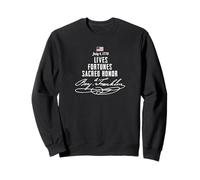 Vidas Fortunas Honor Sagrado Julio 4 1776 Sudadera