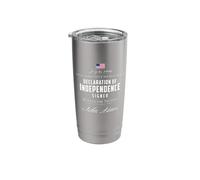 Vidas Fortunas Honor Sagrado Julio 4 1776 Vaso térmico de acero inoxidable de doble pared