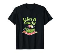 Vidas Un Pea-ty Country Farm Juego de Palabras de Dibujos Animados Guisante Pod Camiseta