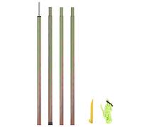 vidaXL 1/2x Poste de Toldo de Vela de Acero Galvanizado 200cm/250cm Carpa