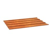vidaXL 12× Paneles Tejado Lámina de Techo para Garaje Caseta Placa Cobertizos Casas Móviles Acero Corten Resistente a Corrosión Oxidado 60x44cm