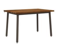 vidaXL 120 x 70 x 75 cm Madera de Acacia Sólida Natural y Café