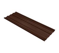 vidaXL 12x Panel para Tejado Acero Galvanizado Casa Hogar Jardín Bricolaje Techo Bóveda Techumbre Cubierta Azotea Placa Tabla Tablón Lámina Marrón