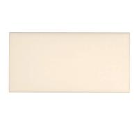 vidaXL 12x Paneles de Pared Acolchado Azulejos Aislamiento Acústico Revestimiento Adorno Decoración Terciopelo Crema 30x15 cm 0,54 m²