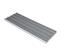 vidaXL 12x Paneles de Tejado de Acero Galvanizado Gris 129x45 cm Placas Techo