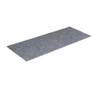 vidaXL 15x Alfombrilla Autoadhesiva Escalera Protector Alfombra Peldaños Adhesivos Decoración Amortiguación Antideslizante Gris Claro 60x25 cm